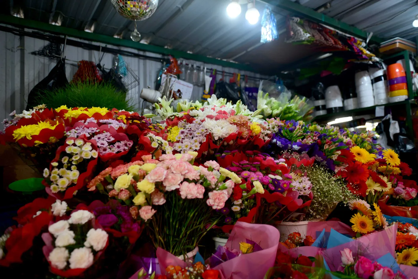puestos de flores La Plata