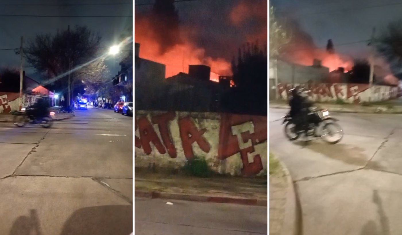 incendio en La Plata
