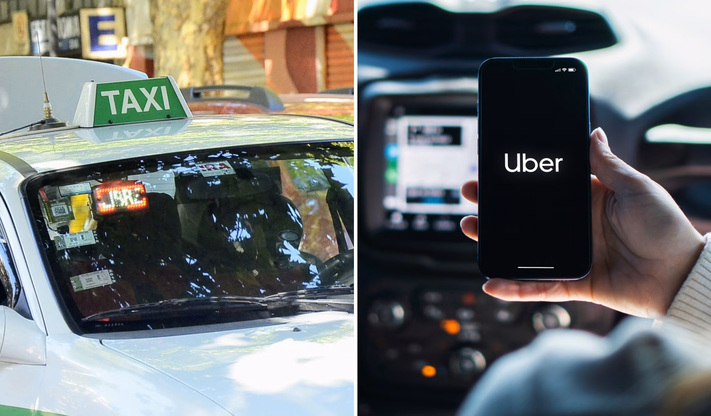 convivencia taxis Uber La Plata