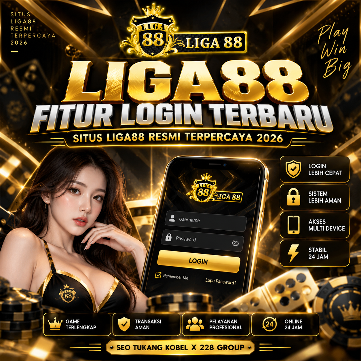 LIGA88 : Fitur Login Terbaru Situs LIGA88 Resmi Terpercaya 2026