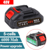 48V 5 সেল 6000 mAh রিচার্জেবল লিথিয়াম-আয়ন ব্যাটারি