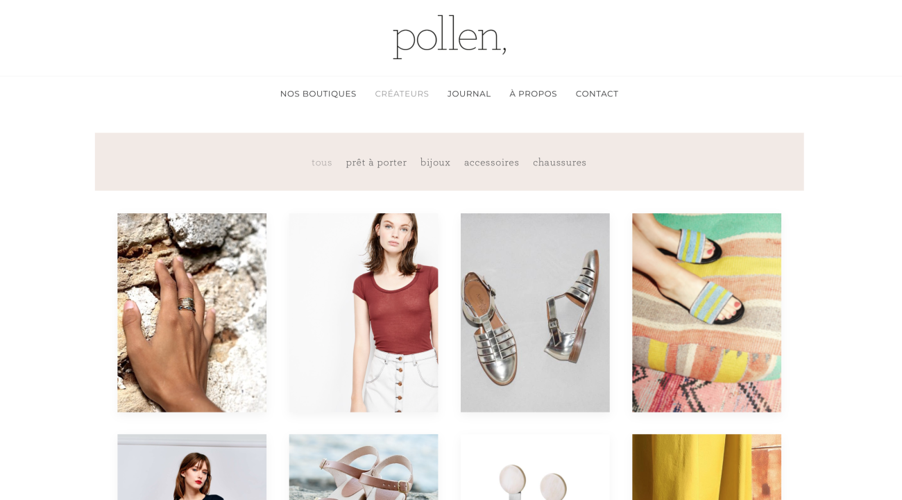 pollenparis-website-screenshot