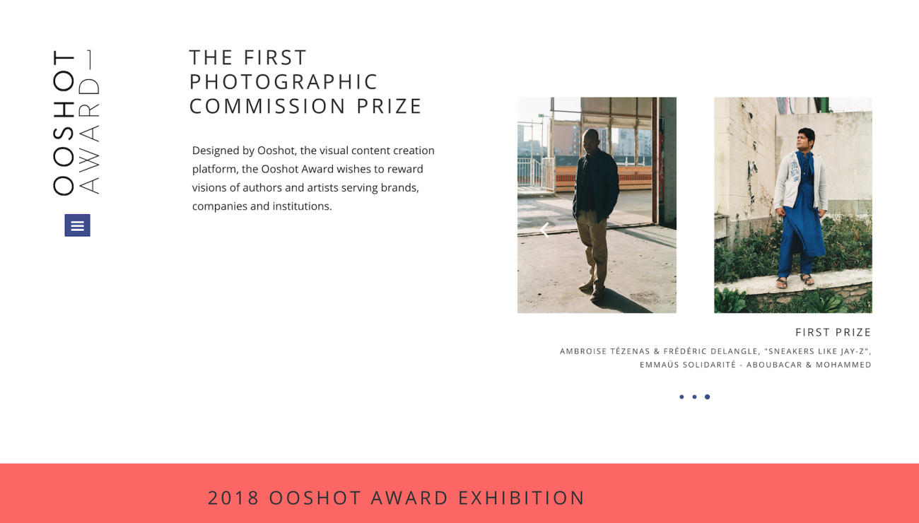 ooshotaward-website-screenshot