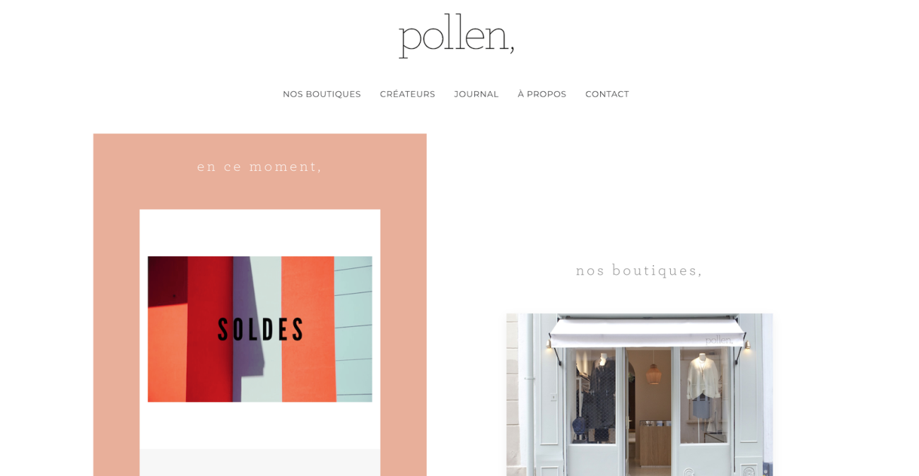 pollenparis-website-screenshot