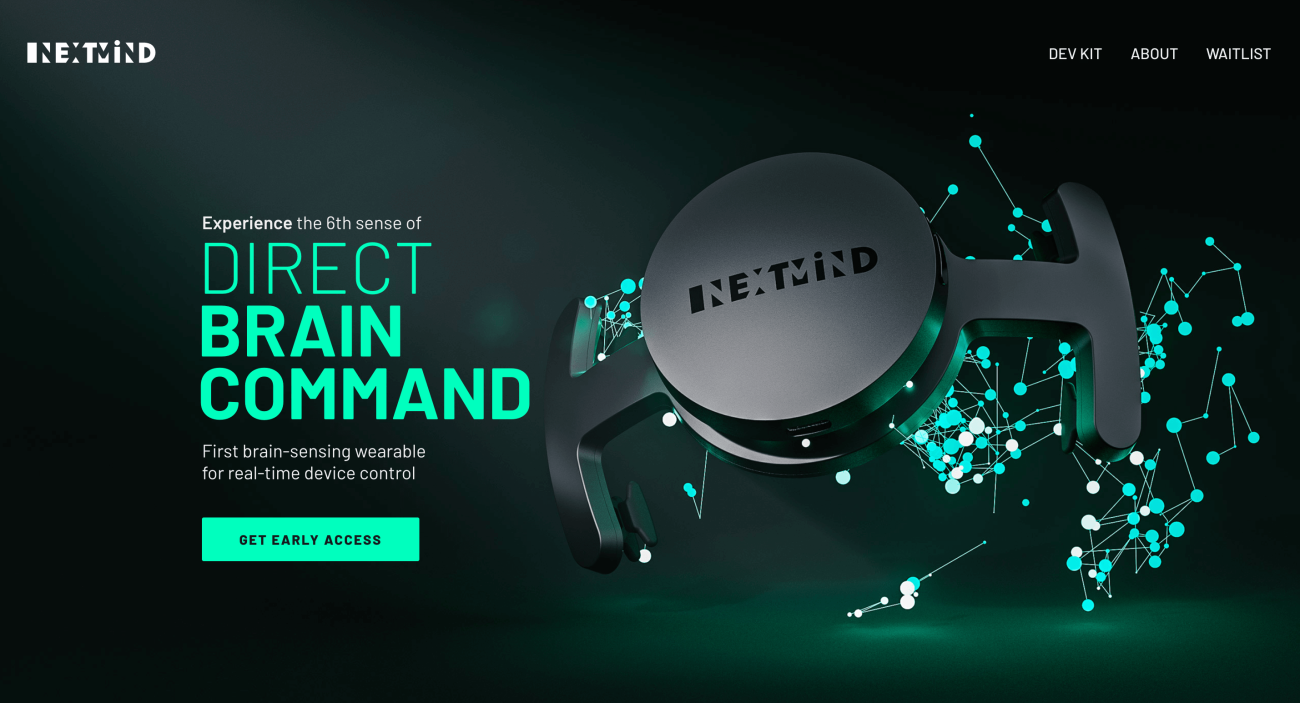 nextmind-website-screenshot