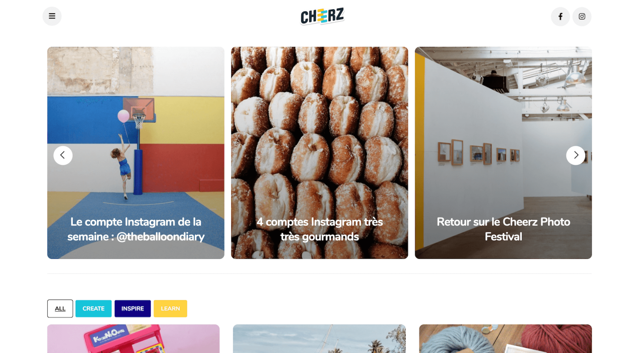 cheerz-website-screenshot