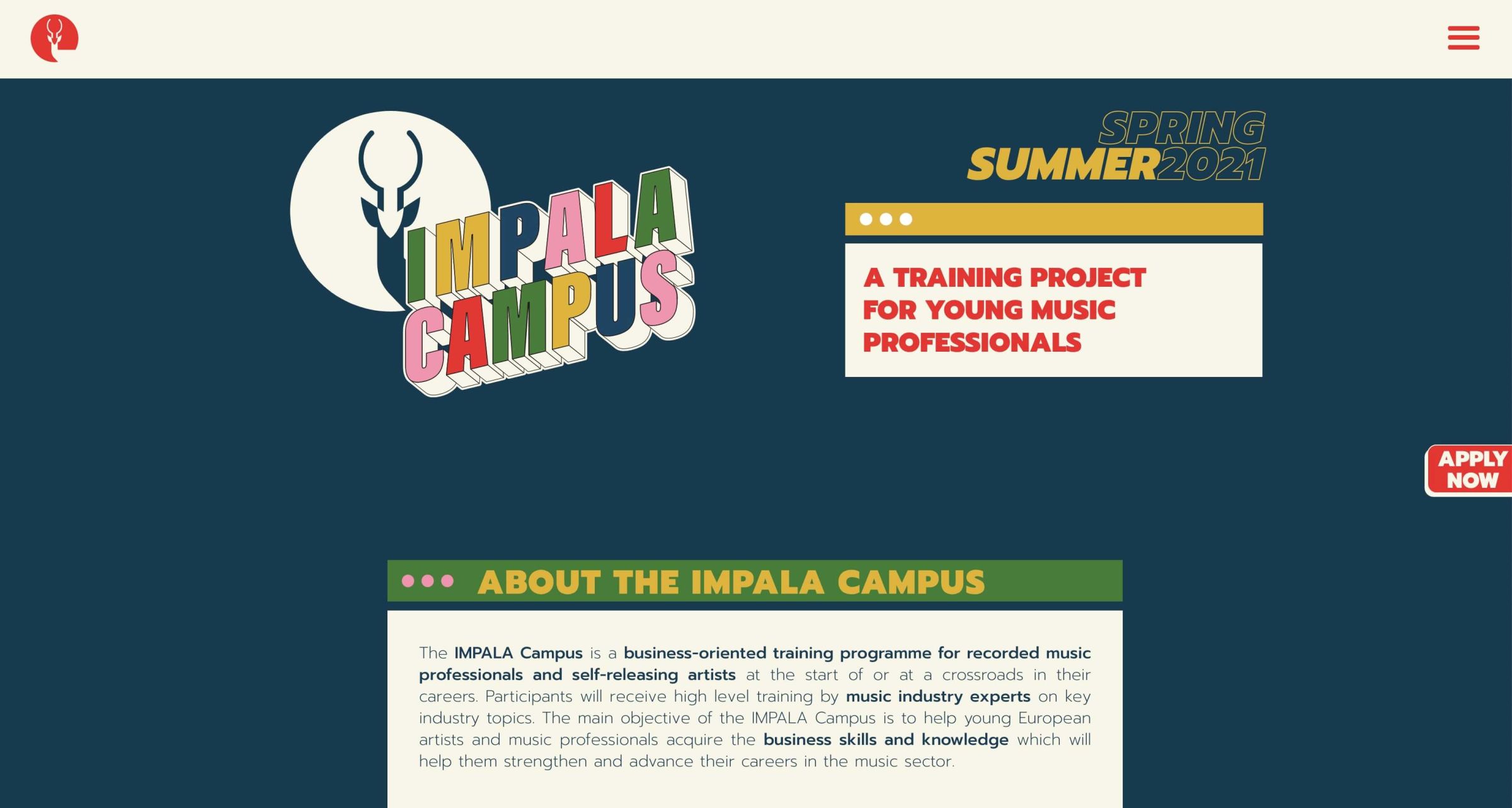impala-studio-website-screenshot