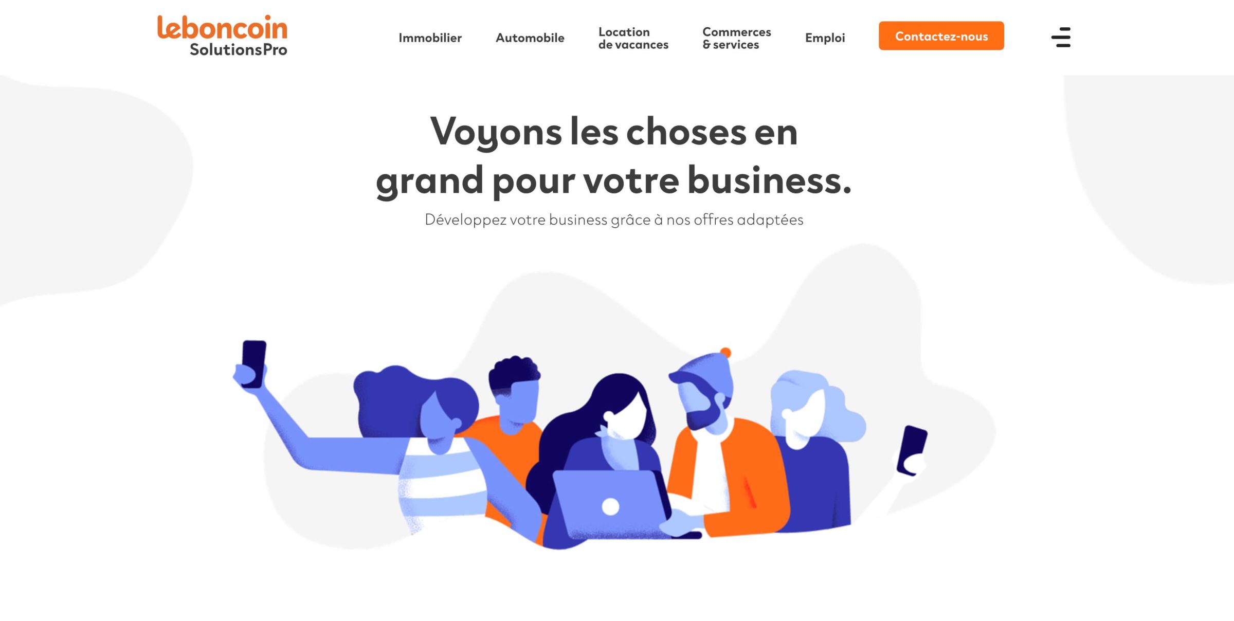 leboncoinsolutionspro-website-screenshot