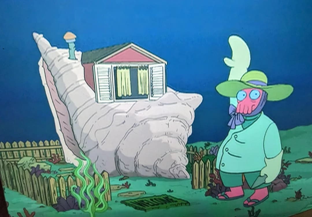 Zoidberg at home