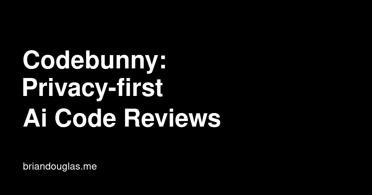 CodeBunny: Privacy-First AI Code Reviews with Continue
