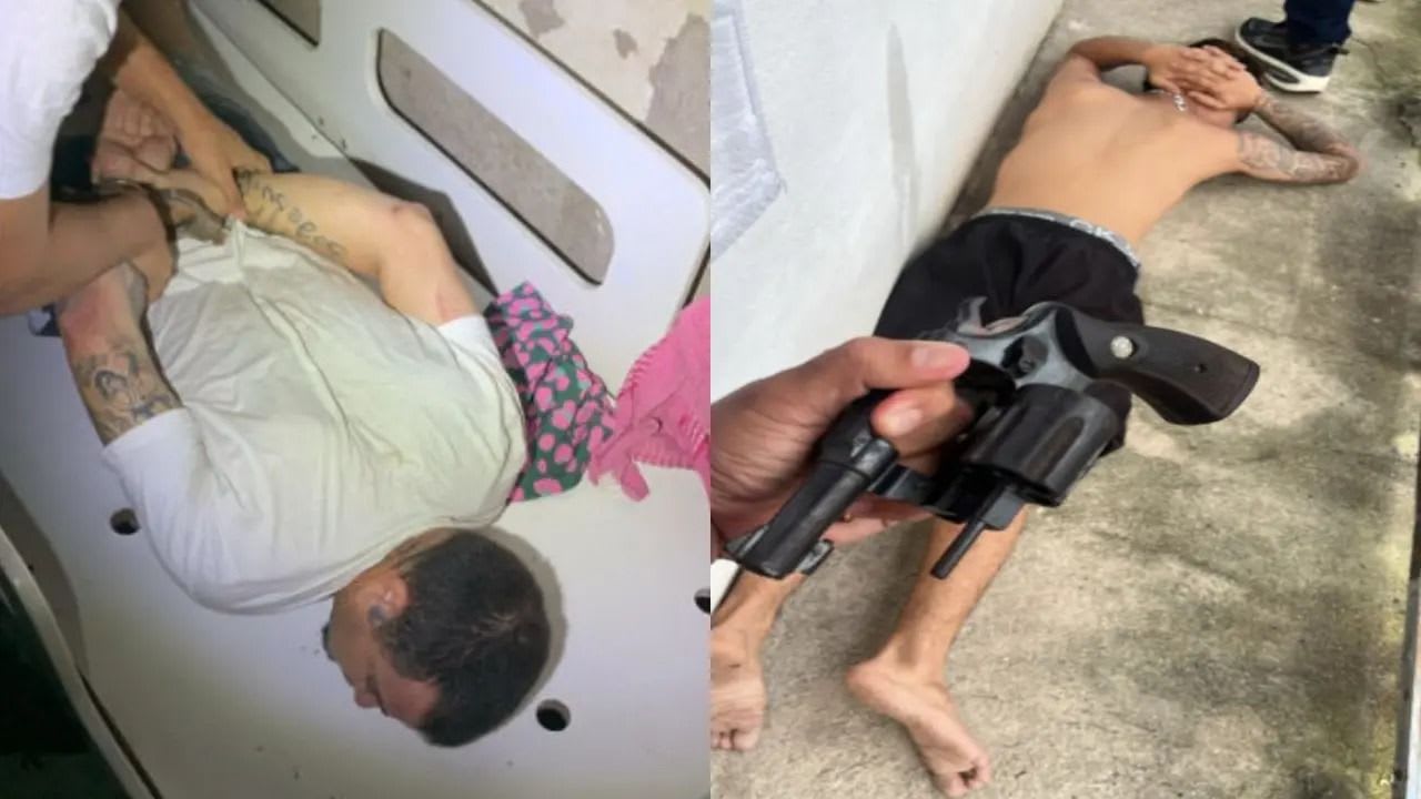 Suspeitos foram presos em uma casa no mesmo bairro onde o ocorreu o crime.