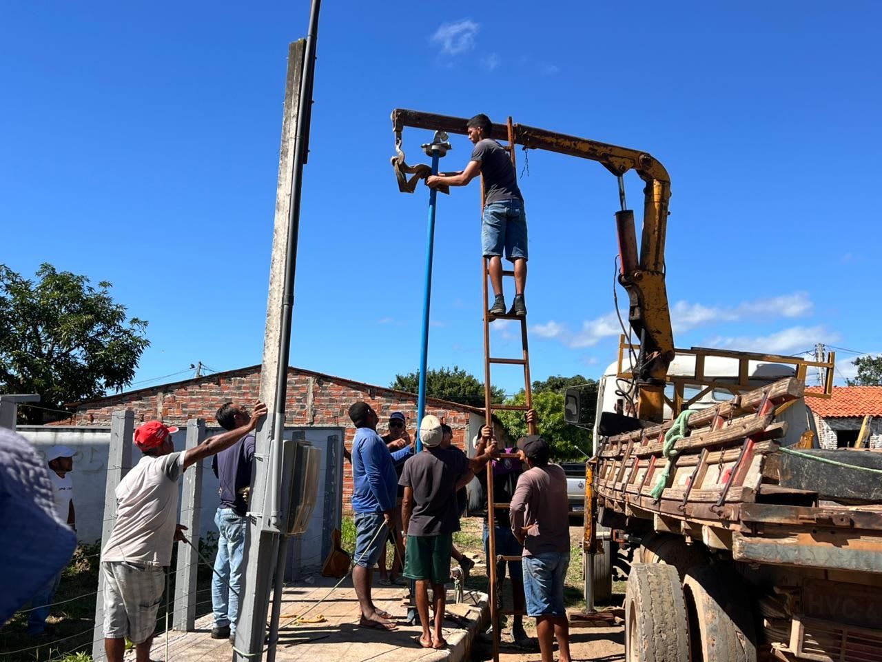 Foto: Maxwell/Abastecimento de água em Araporanga já está normalizado.