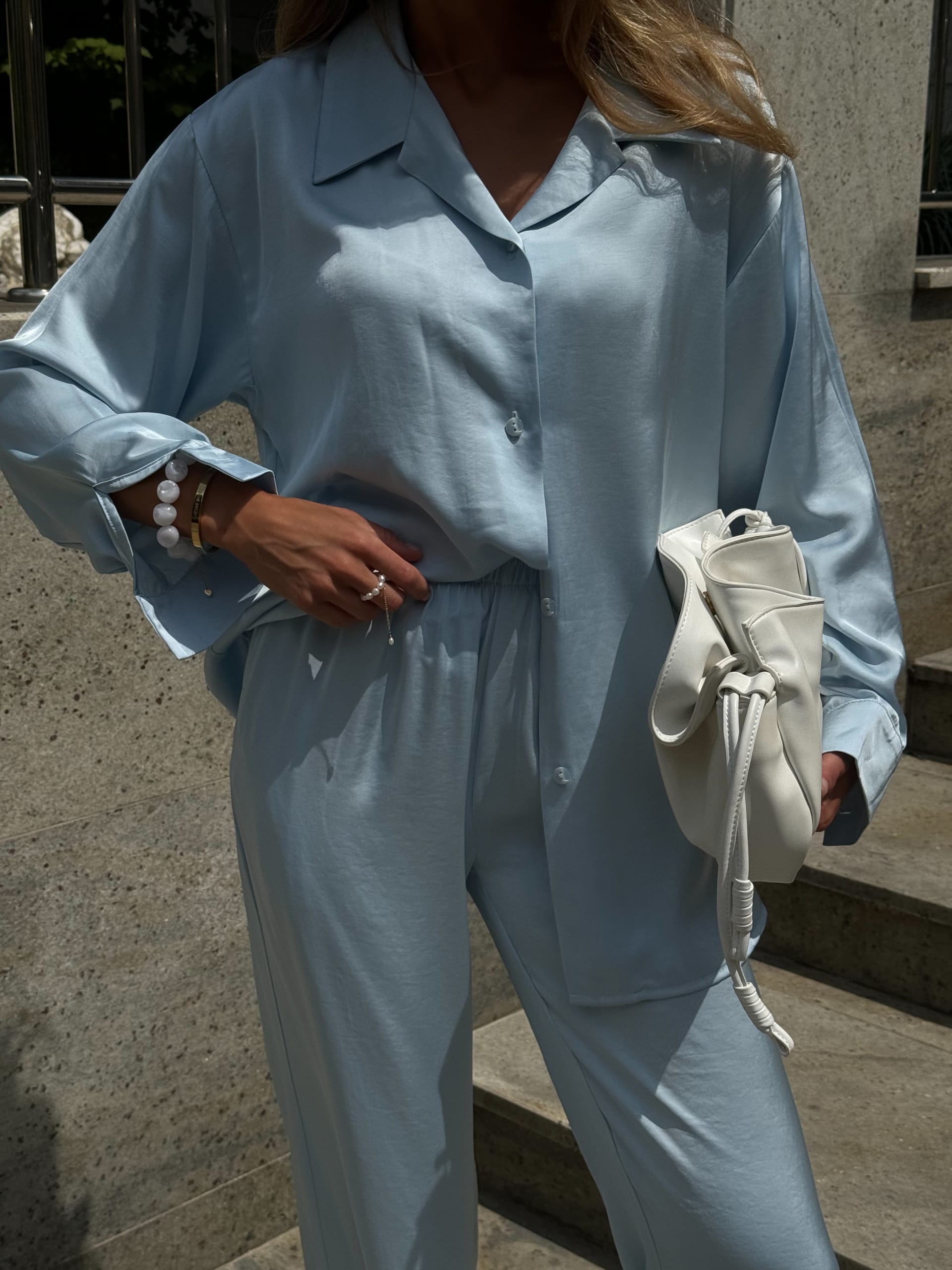 Satin trousers — photo 3