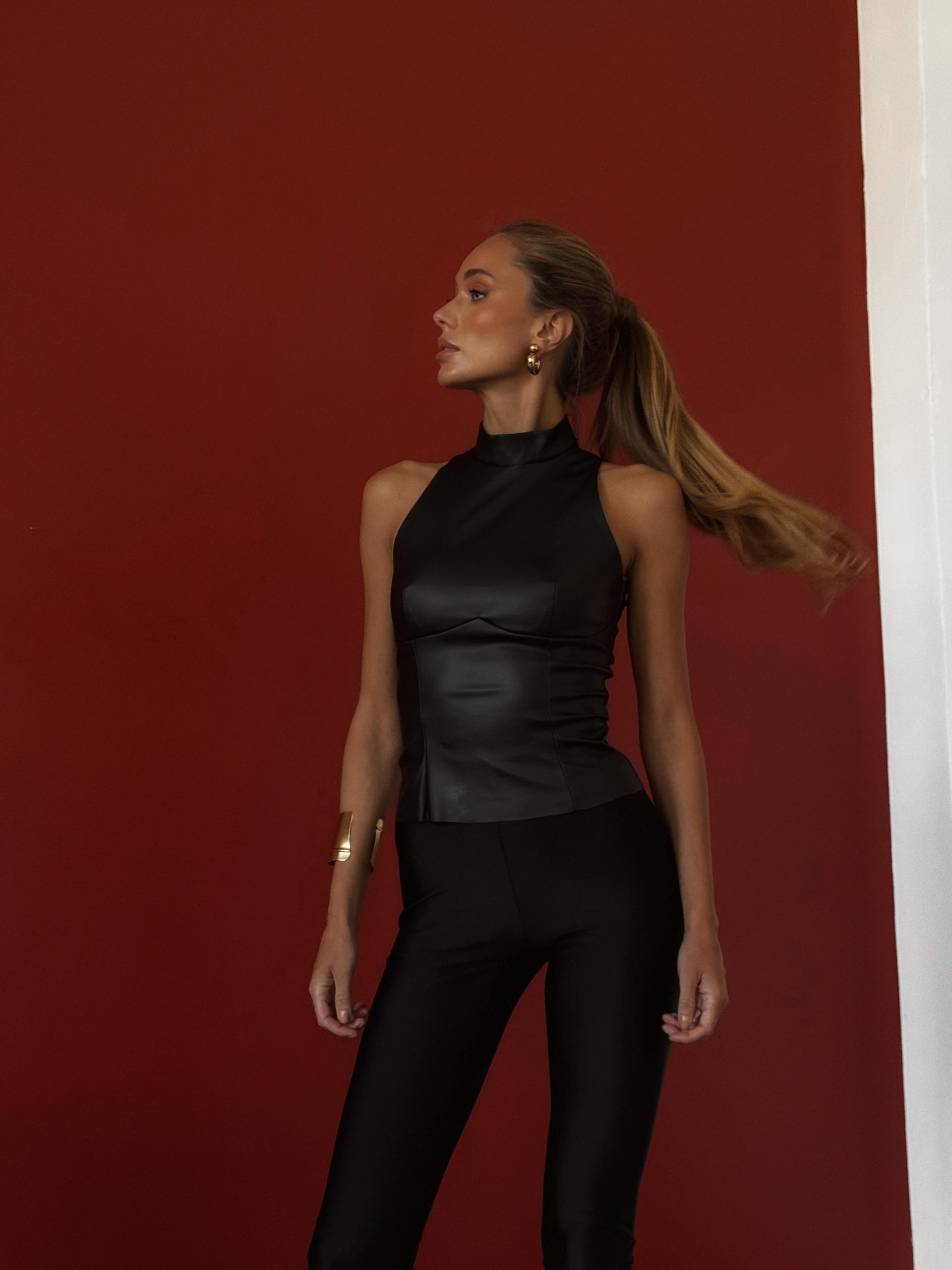LEATHER TOP — photo 3