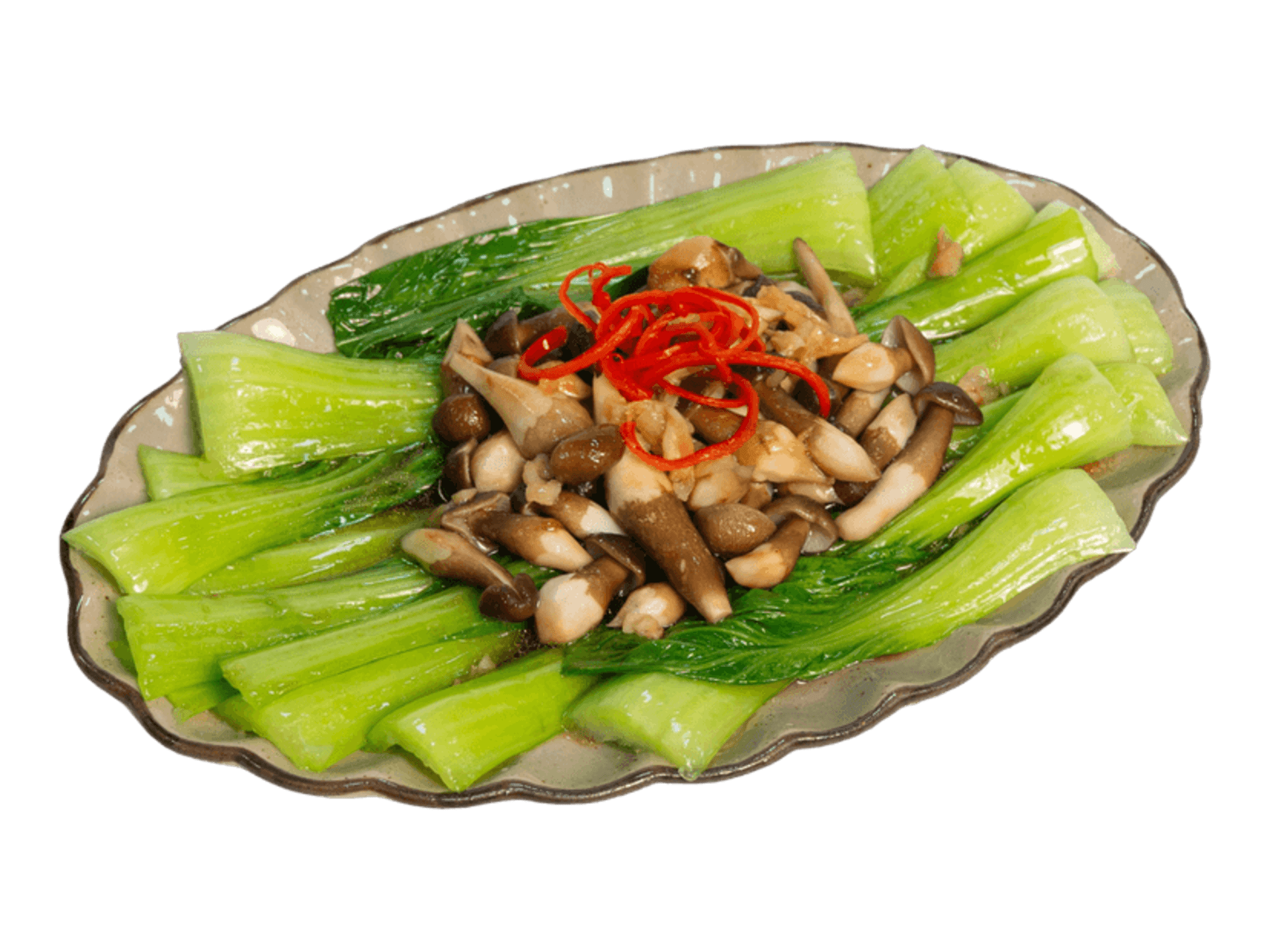 Cải Thìa Xào Nấm Mối — Phố Cuốn