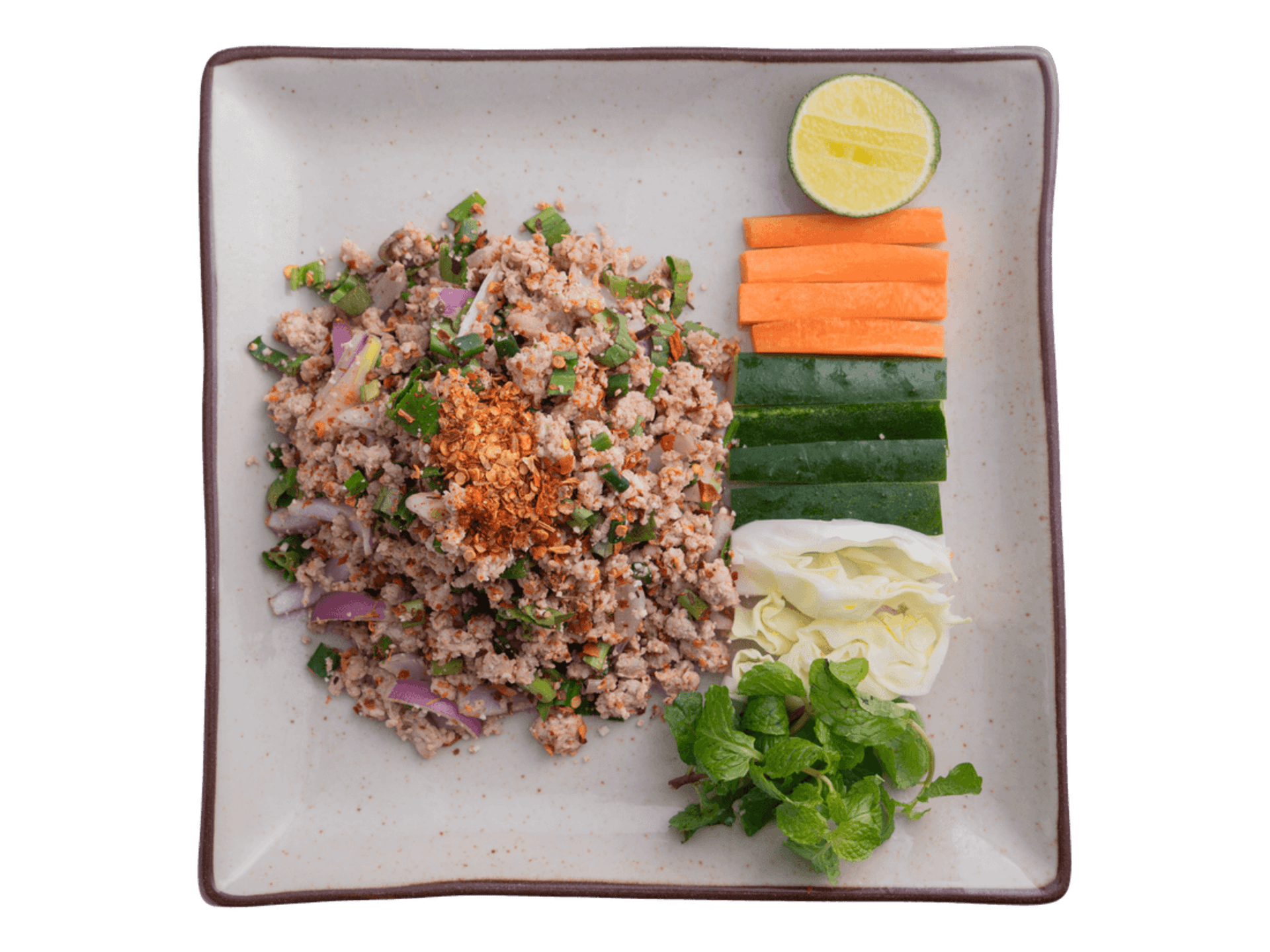 Heo Bằm Trộn Thính — Thai Siam Kitchen