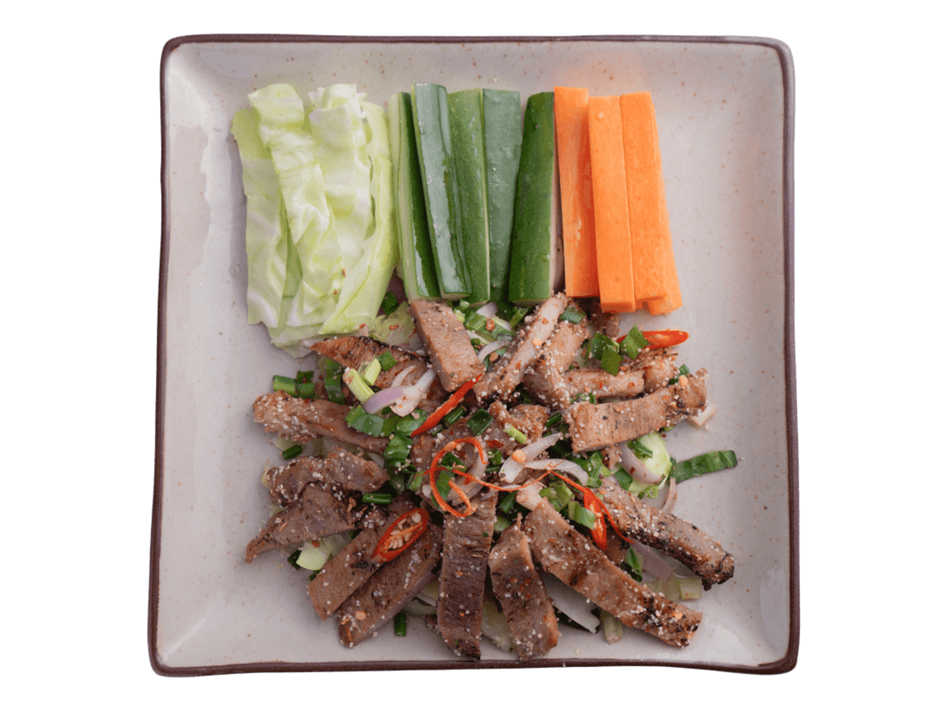 Heo Nướng Trộn Thính — Thai Siam Kitchen