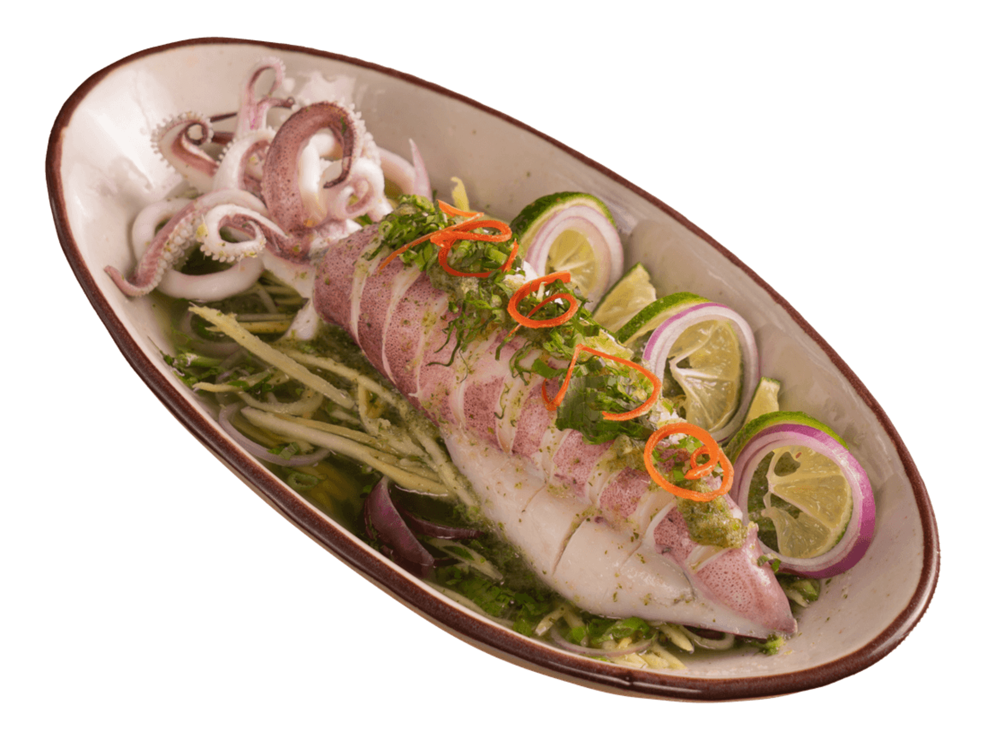 Mực Ống Sốt Chanh Ớt — Thai Siam Kitchen