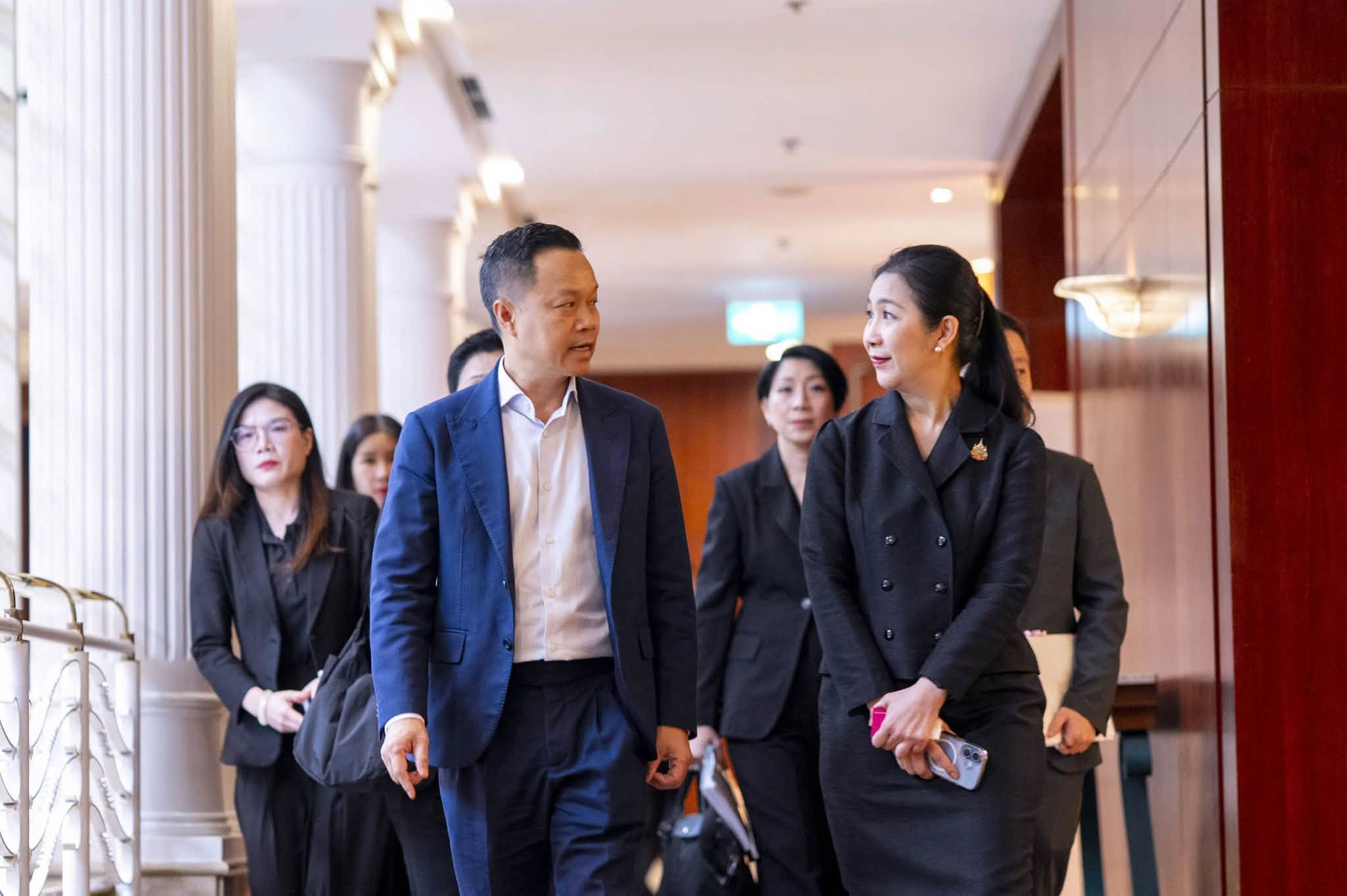 阮德琼先生在2026年8月26日胡志明市与贸易促进代表团的会面中。