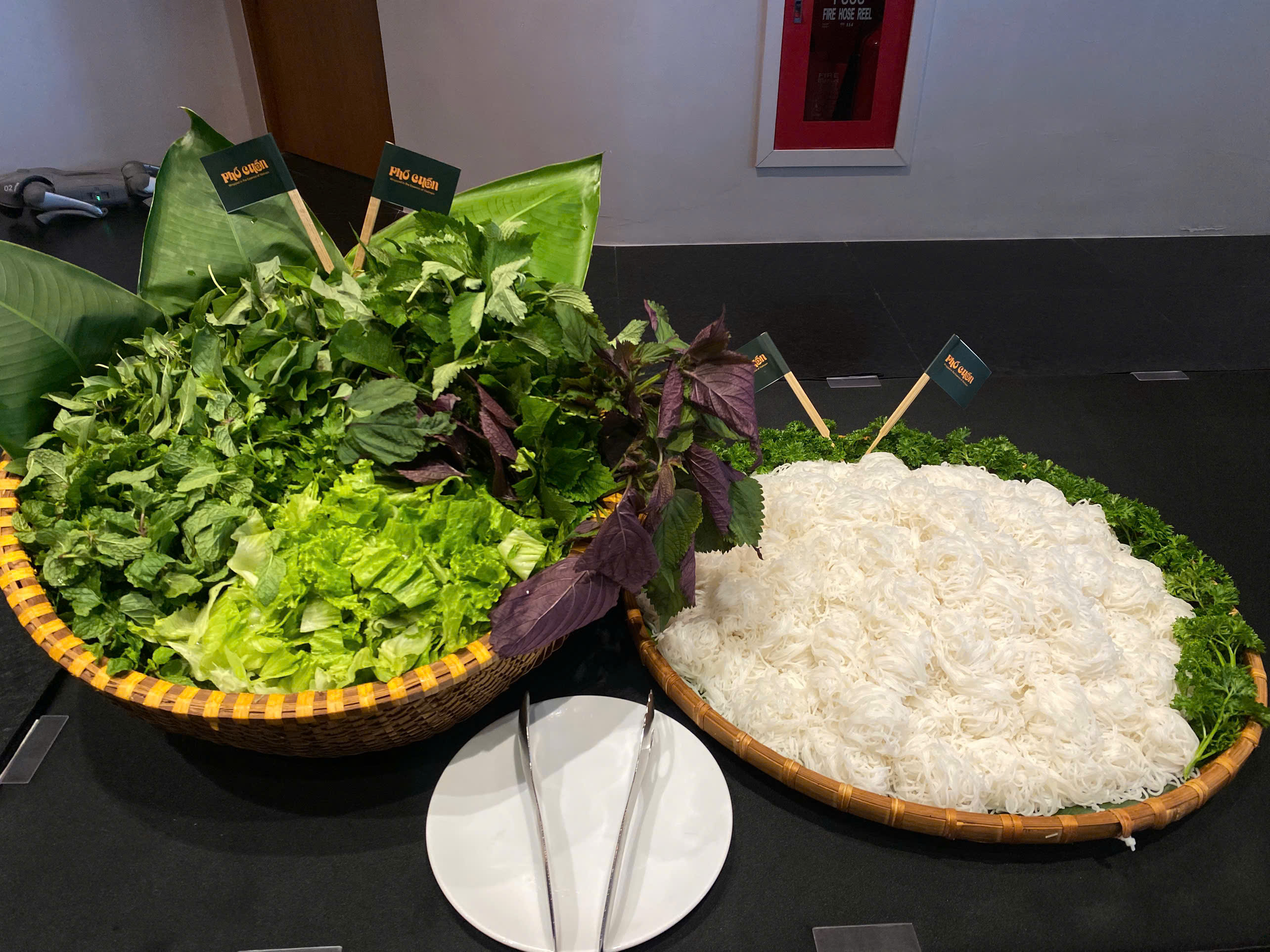 Món bún chả Hà Nội dân dã. 