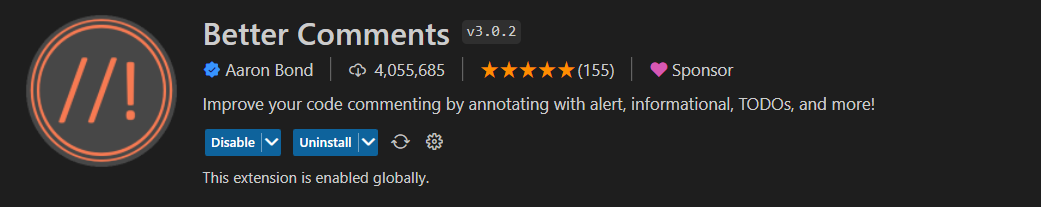 Better Comments - Improve your code's readability