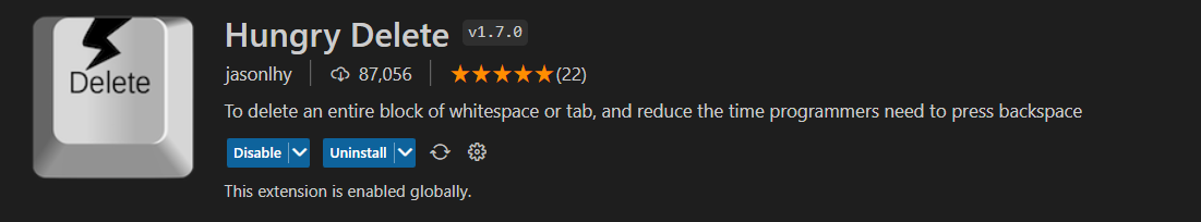 Hungry Delete - Helps you get rid of annoying unnecessary whitespaces