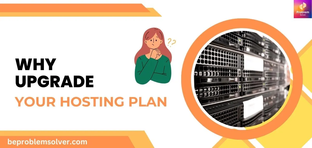 Enhance website performance with an upgraded hosting plan - a crucial step for speed optimization.