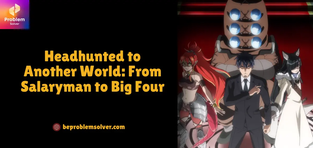 Headhunted to Another World: Witty Isekai Anime with Demonic Corporate Chaos and Fun.