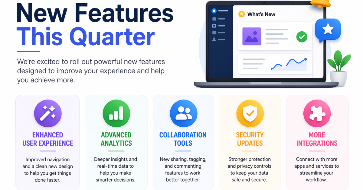 Platform Updates: New Features This Quarter