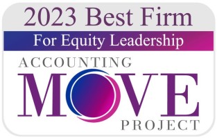 2023 Best Firm for Equity Leadership - Accounting MOVE Project
