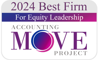 2024 Best Firm for Equity Leadership - Accounting MOVE Project