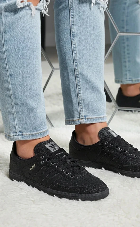 Adidas Samba OG preto glitter