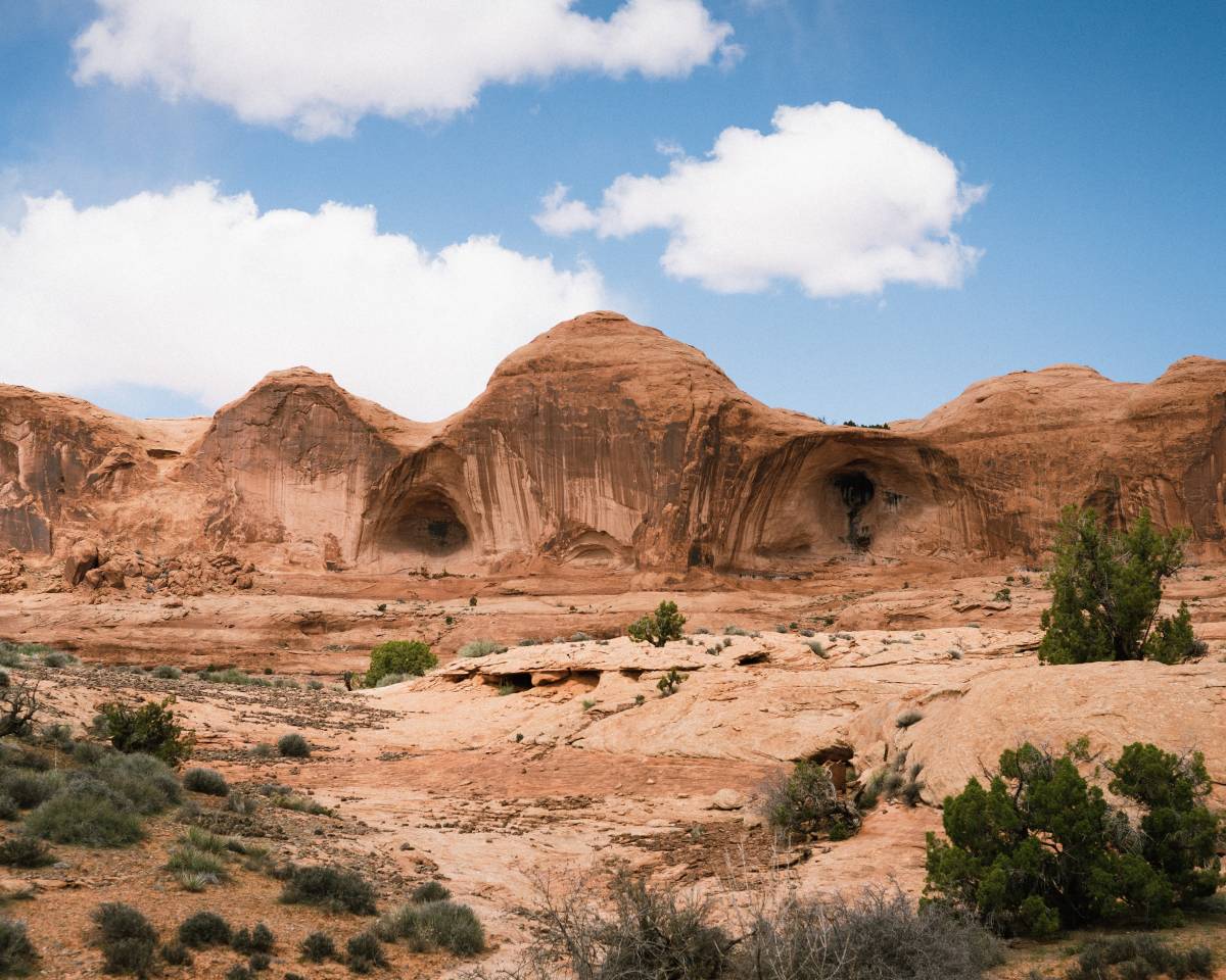 A weird rock formation found while hiking near Moab, Utah, USA.