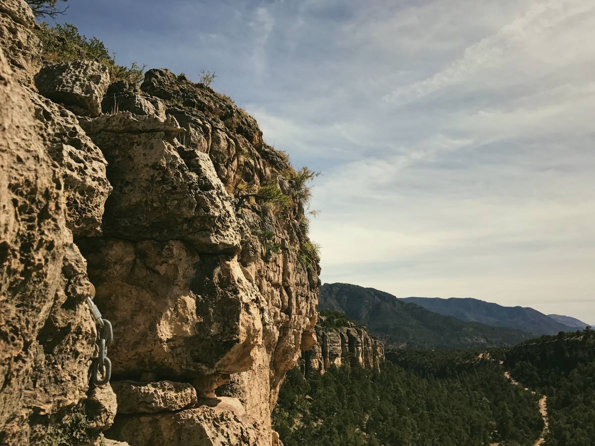 Early afternoon while climbing at Shelf Road in Colorado