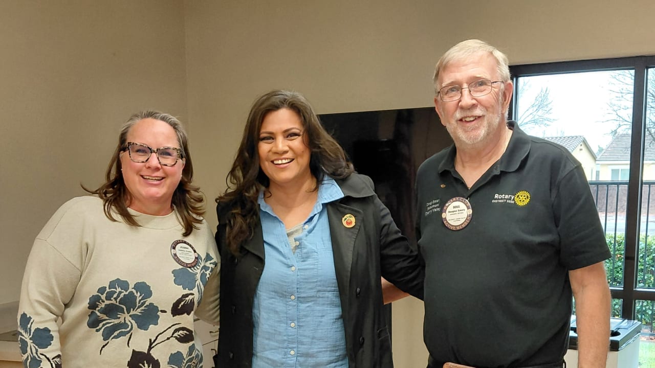 Sabrina Sepulveda welcomed as a new member of the Rotary Club of Beaumont-Cherry Valley