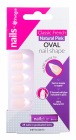 Invogue Pink French Square Nails - Pack of 24