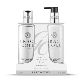 GC White Nectarine & Pear Hand Care Duo Set -2x 300ml