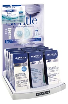 MAVALA EYE MAKE REMOVER Display 3 x4 stk ass