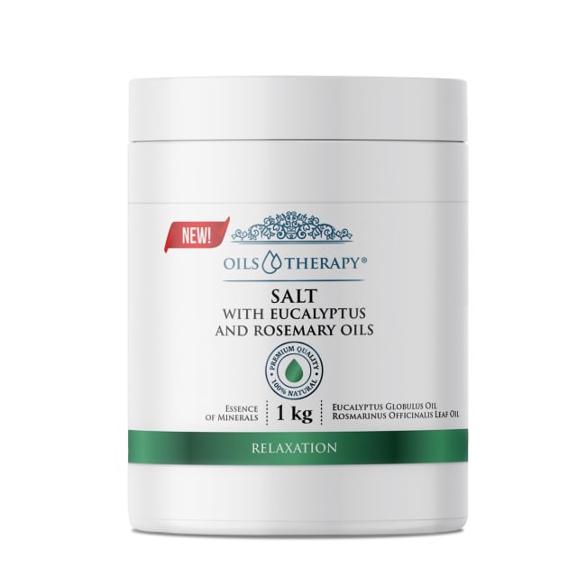 OPTIMA  Bath Salt with Eucalyptus and Rosemary natural essentialoils,1kg