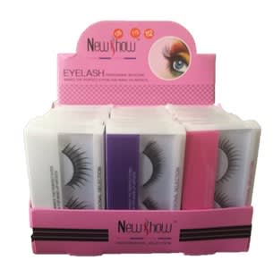 NEW SHOW FALSKE ØYENVIPPER DISPLAY 24 stk