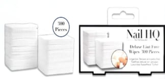 HQ NAIL Delux Lint free wipes 300stk @