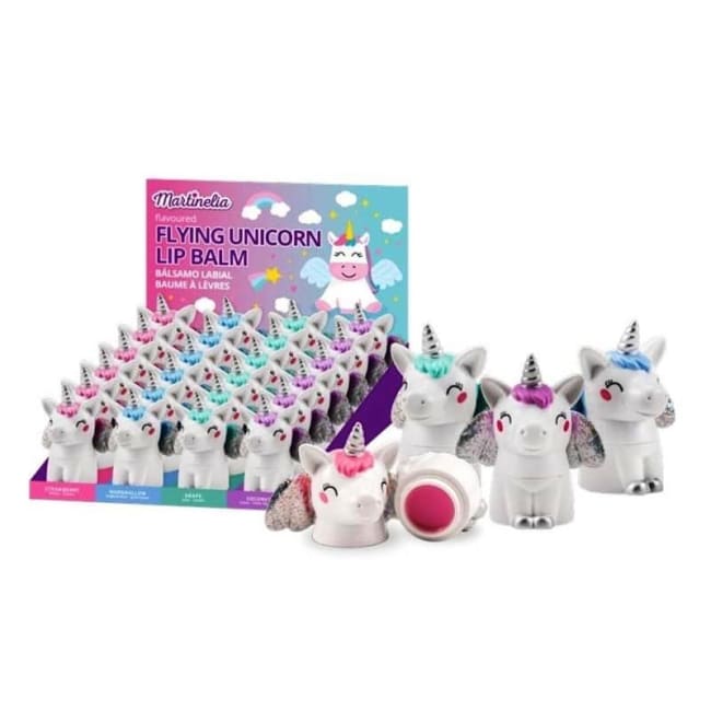 AQC  Flying Unicorn Lip Balm Disp a 24stk