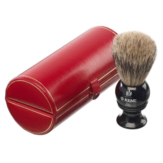 KENT Shaving Brush Badger Black BLK2