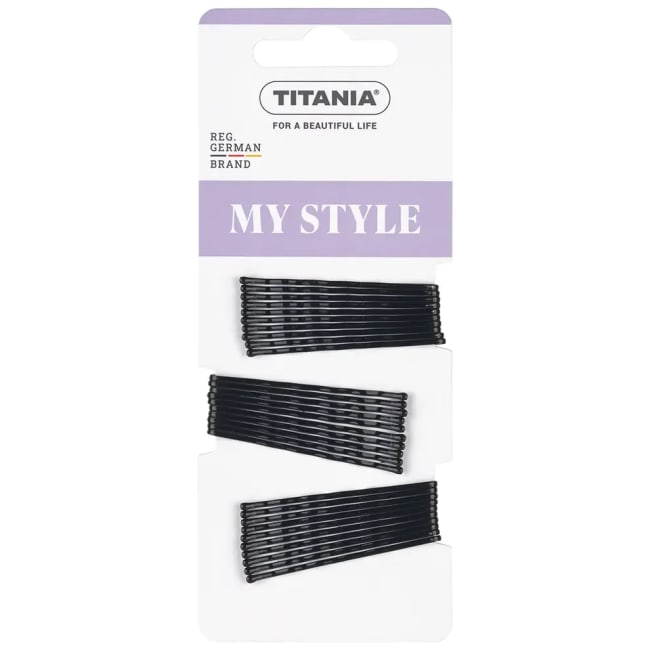 TIT Hårklemme 8060 Fliseklemmer black  5 cm, 30 pce