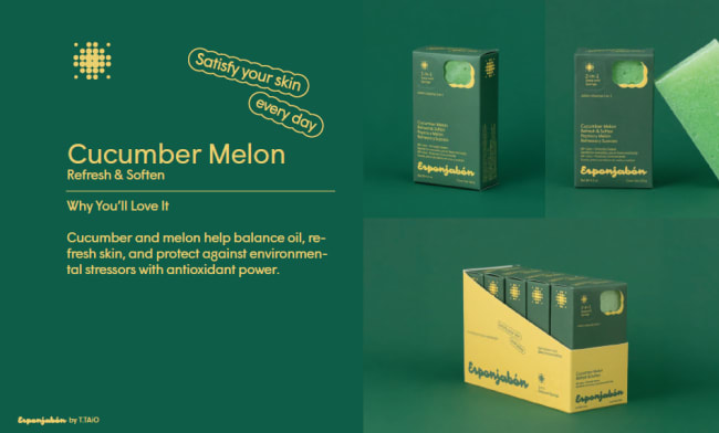 Esponjabon Cucumber Melon*