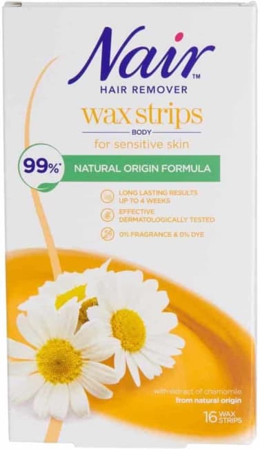 Nair Body Wax Strips 16'S