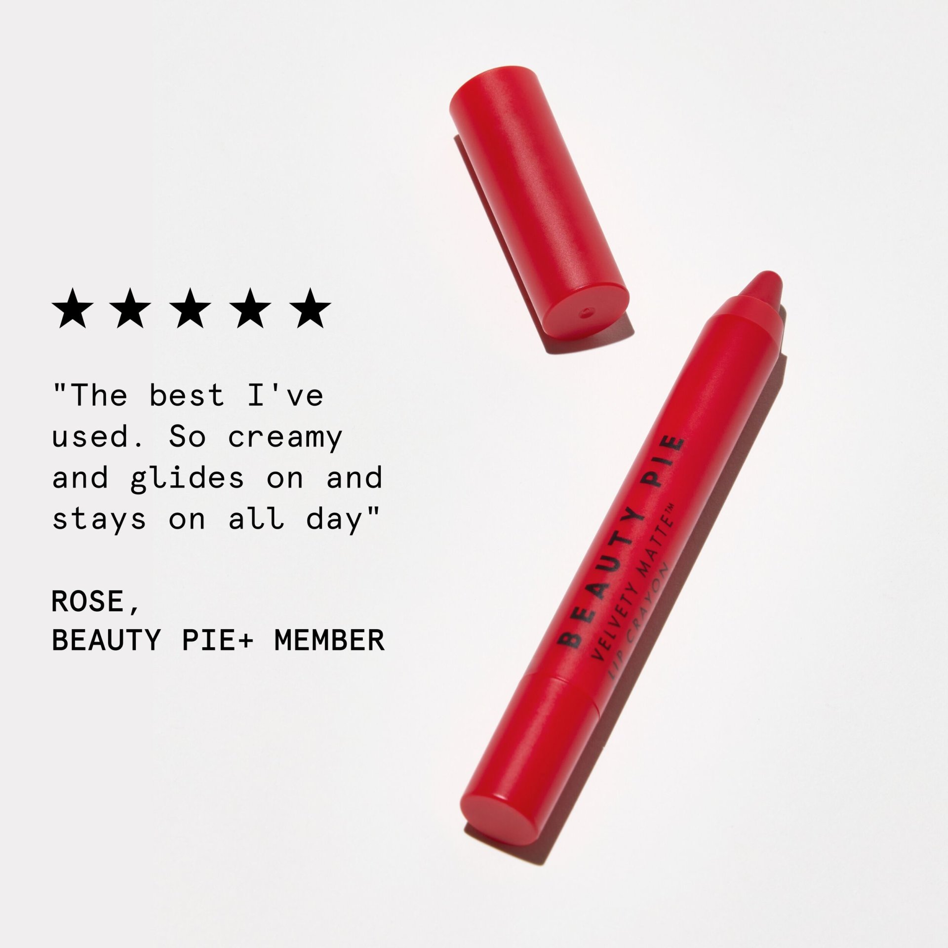 VELVETY MATTE LIP CRAYON - SUPA RED