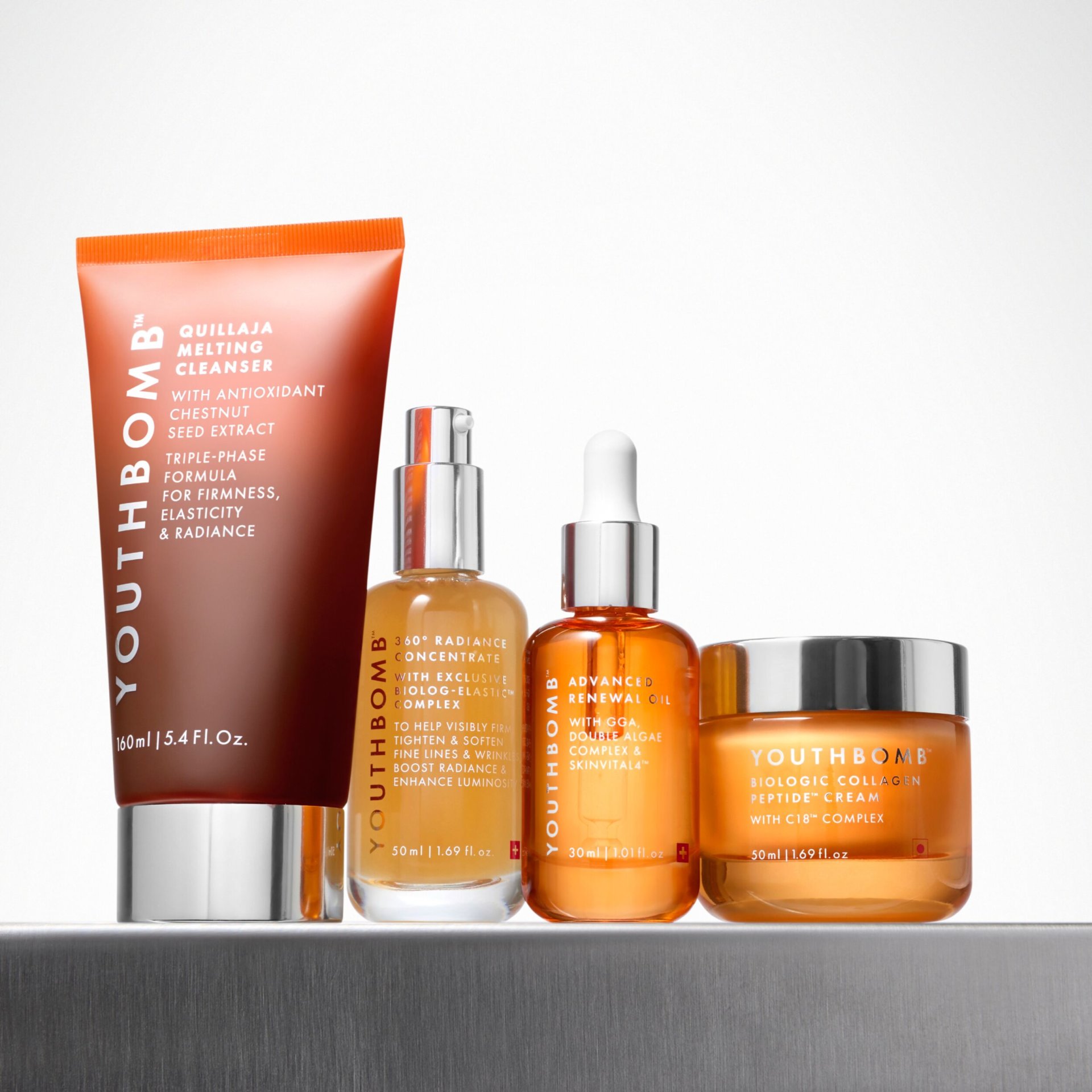 Youthbomb Premium Launch
PDP Assets 
Non Retinoid Routine Kit