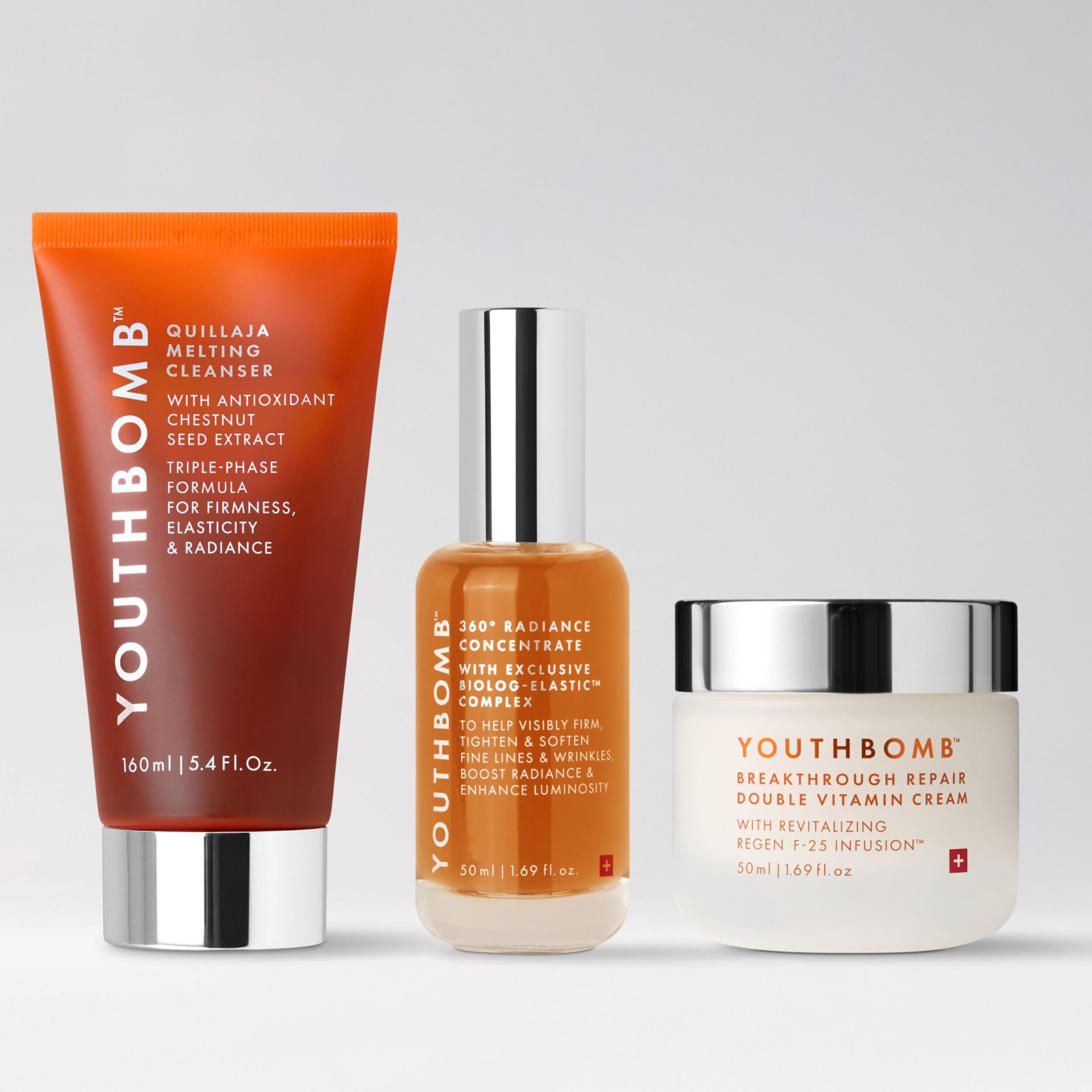 Youthbomb Premium Launch
PDP Assets 
YOUTHBOMB 3-STEP KIT