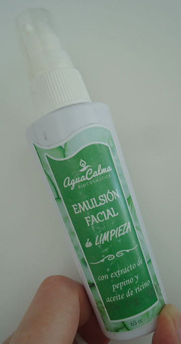 Emulsión facial de limpieza de Aguacalma Biocosmética